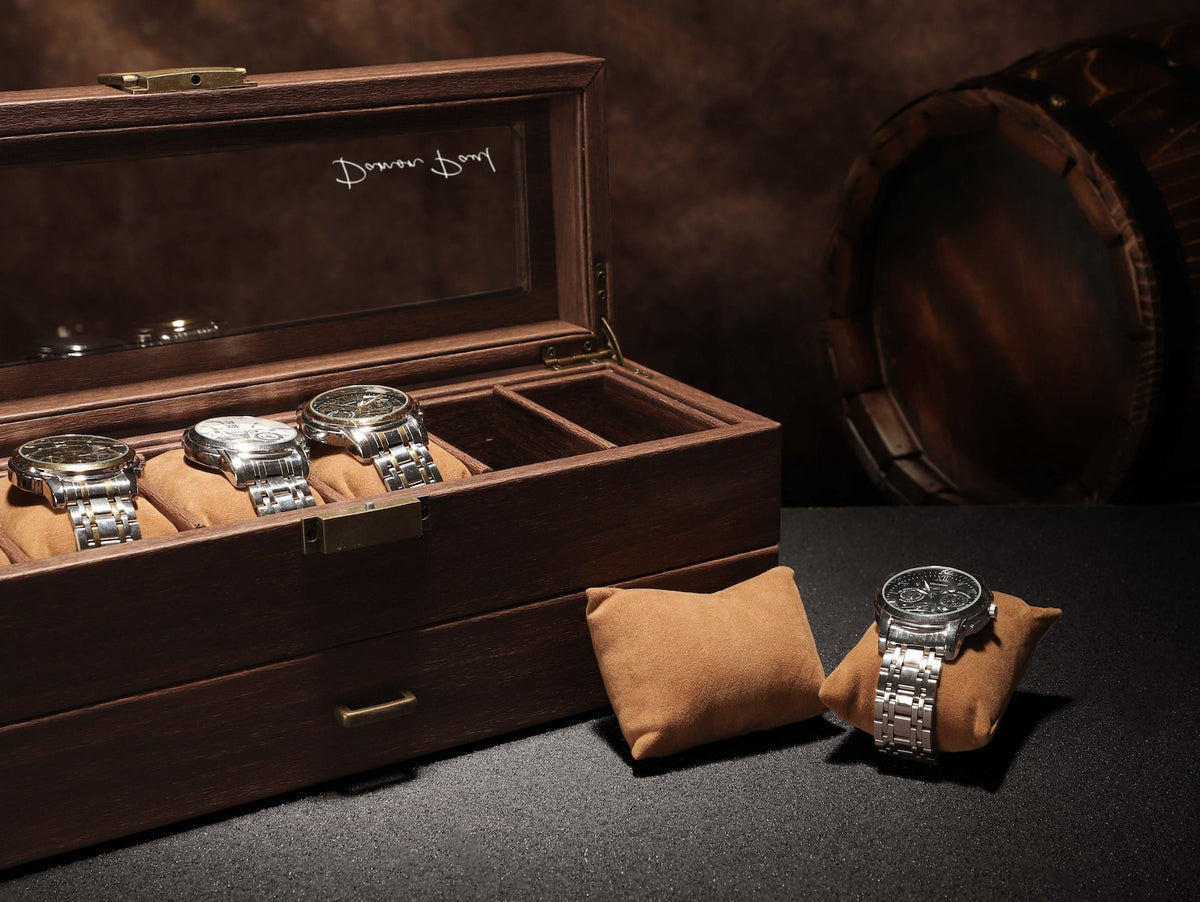 Personalized Watch Storage, Groomsmen Gifts, Engraved Watch Box for Men, Custom Christmas Gift, Watch Organizer, Watch Storage, Gift for Him