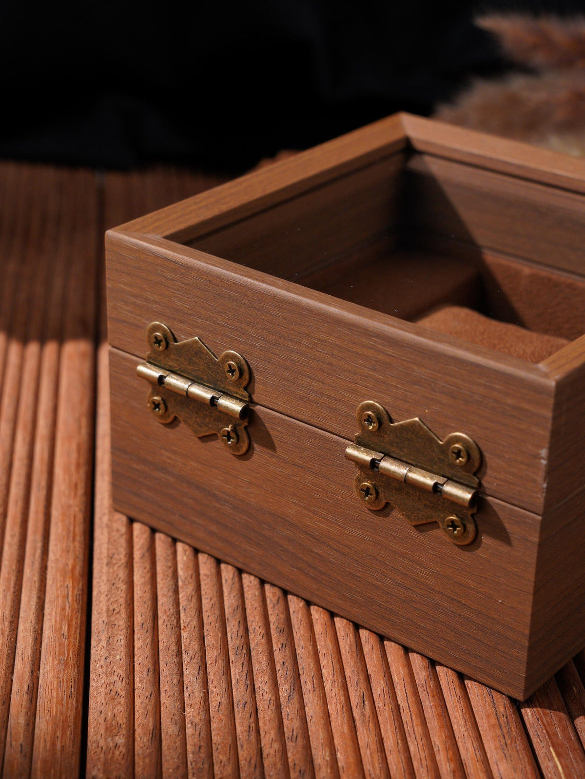 Personalized Watch box, Custom Engraved Watch Box, 6 slot, wooden watch case, glass top box, gift for him,Father's Day Gift For Daddy