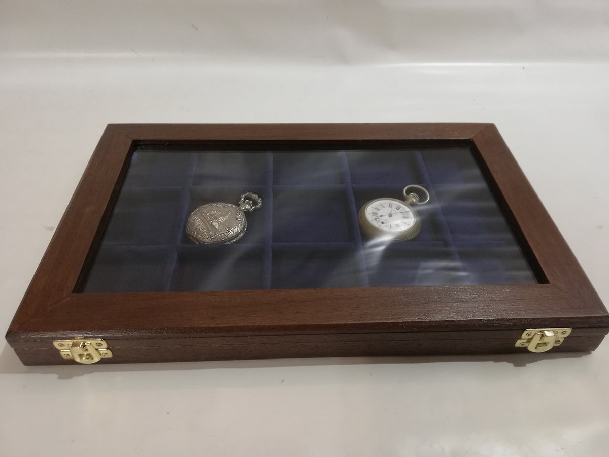 Collector's pocket watch case Coins Medals Coins & More 15 boxes 60x60