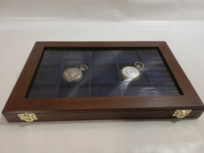 Collector's pocket watch case Coins Medals Coins & More 15 boxes 60x60