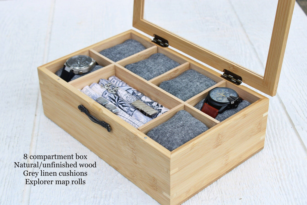 Ring and Cufflink Holder - ADD ON - Watch Box