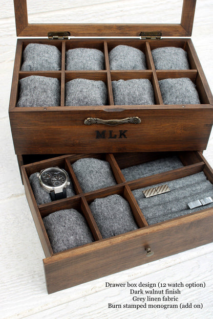 Ring and Cufflink Holder - ADD ON - Watch Box