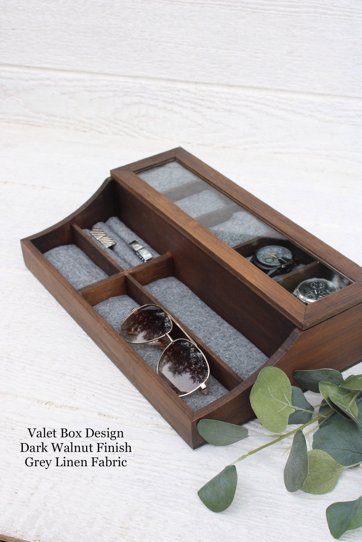 Ring and Cufflink Holder - ADD ON - Watch Box