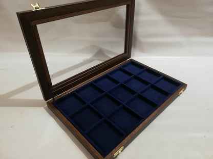 Collector's pocket watch case Coins Medals Coins & More 15 boxes 60x60
