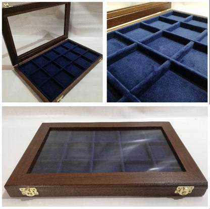 Collector's pocket watch case Coins Medals Coins & More 15 boxes 60x60