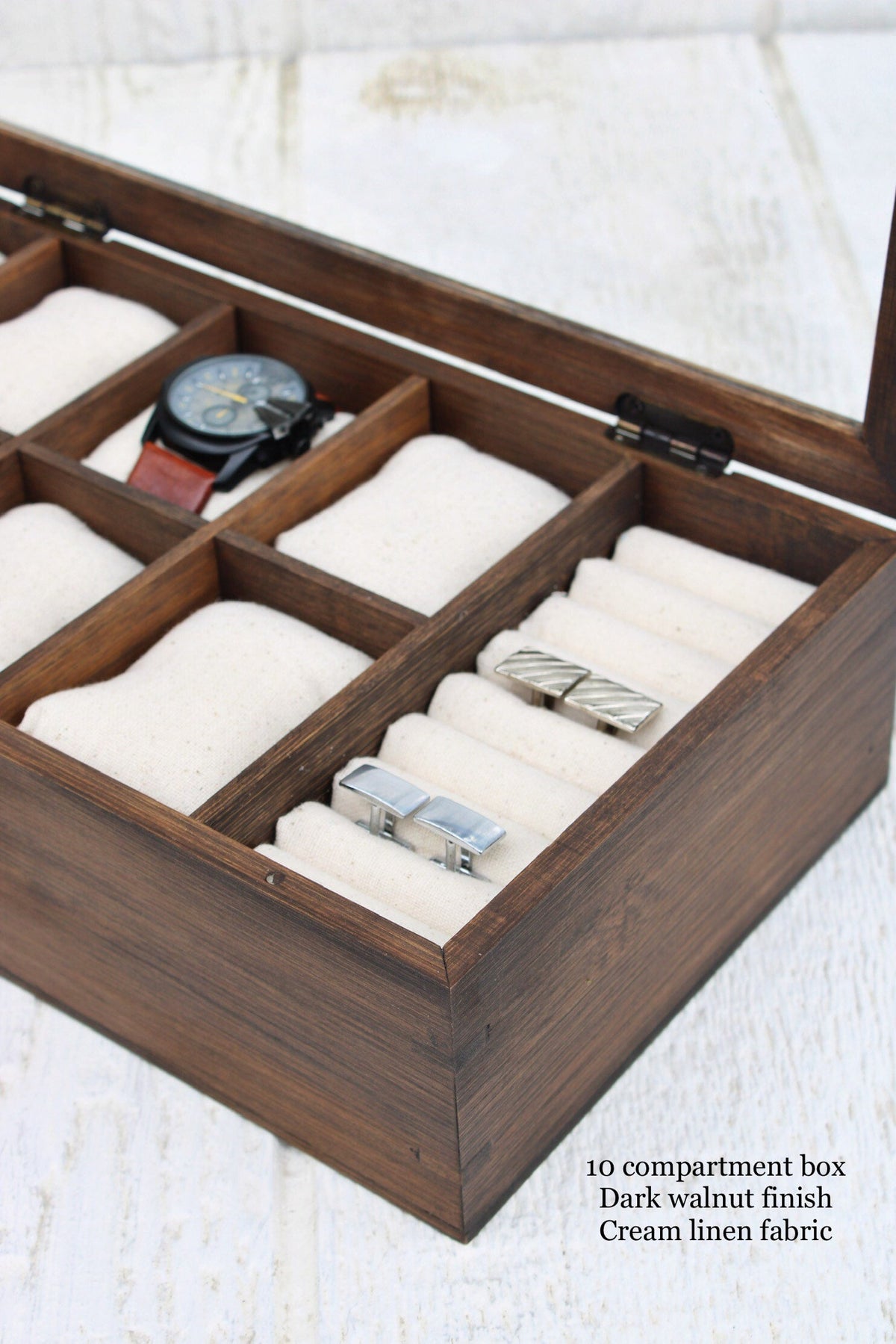 Ring and Cufflink Holder - ADD ON - Watch Box
