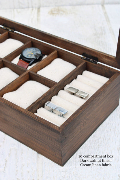 Ring and Cufflink Holder - ADD ON - Watch Box