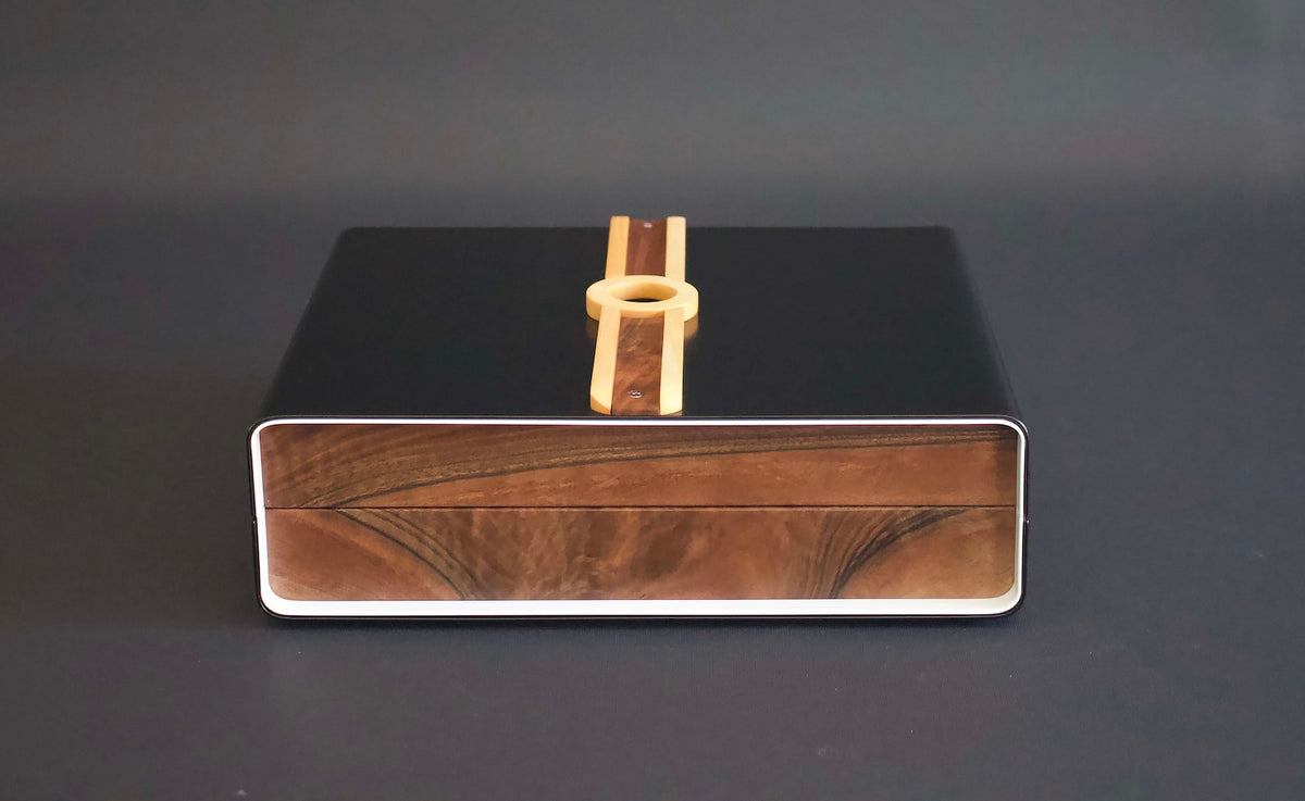 Hand Made Watch Box, Modern Watch Box, Wood Watch Box For Men, Walnut Watch Box For 6 Watches, Watch Box Australia, Watch Storage Case