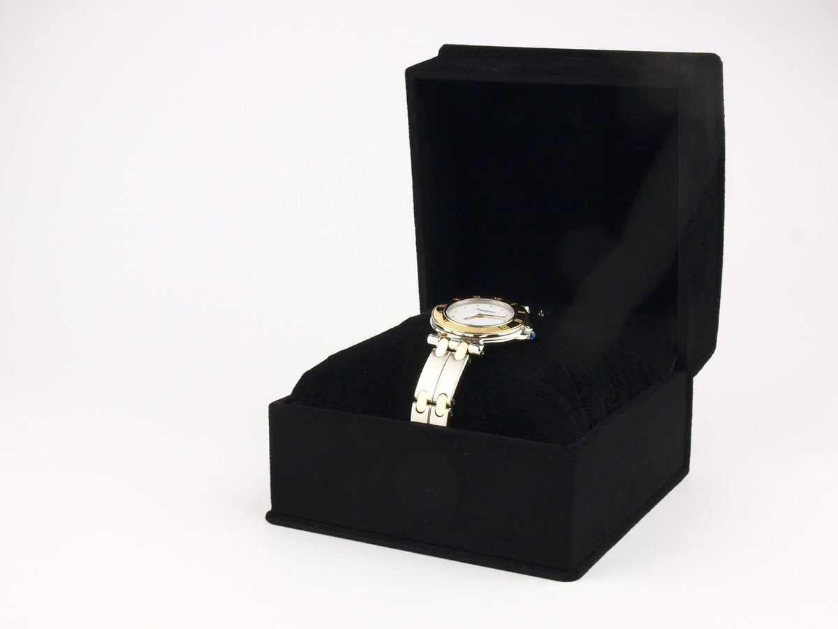 Luxury Black Velvet Watch Box, Collar Watch or Bracelet Gift Box with Cushion - CHELSEA