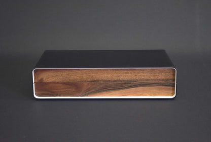 Wood Watch Box, Walnut Watch Storage Box, Modern Watch Boxes, Engraved Watchbox, Handmade Watch Case, Luxury Watch Holder, Uhrenbox,