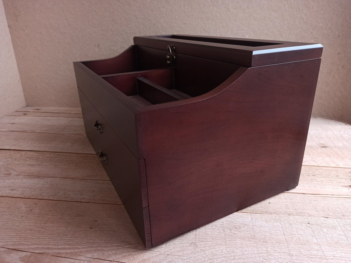 Men's Valet, Watch Case, Valet Box, Watch Box for Men, Boyfriend Gift -Men's Valet Box for 5 watches with Drawer , Men's Watch Box,