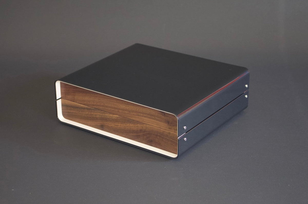 Custom Watch Box 8, Modern Wood Watch Case, Walnut Watch Storage Box, Hand Made Men's Watch Box, Personalised Unique Mens Gift, Watch Box