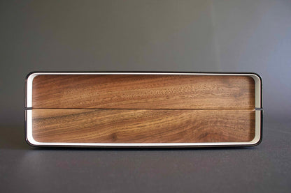 Custom Watch Box 8, Modern Wood Watch Case, Walnut Watch Storage Box, Hand Made Men's Watch Box, Personalised Unique Mens Gift, Watch Box