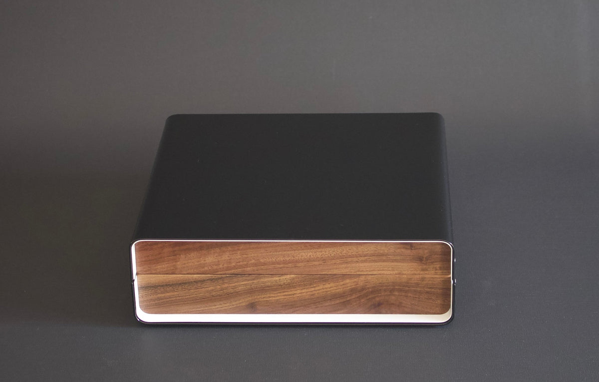 Custom Watch Box 8, Modern Wood Watch Case, Walnut Watch Storage Box, Hand Made Men's Watch Box, Personalised Unique Mens Gift, Watch Box