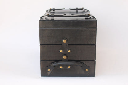 Handmade Leather Luxury Watch Box for 36 Watches – 3-Tier Organizer Display Case