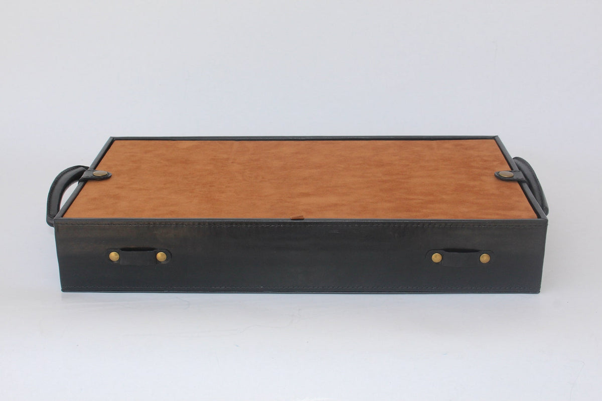 Handmade Leather Luxury Watch Box for 36 Watches – 3-Tier Organizer Display Case