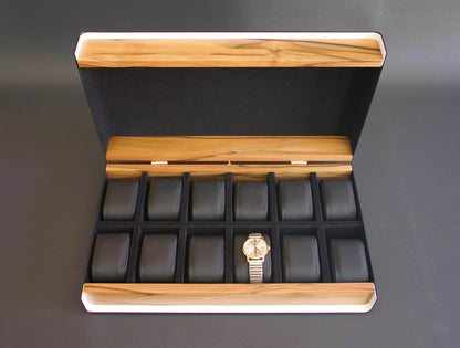 Watch Box 12, Innocente Watch Box, Wood Watch Storage Box, Modern Watch Case For 12 Watches, Watch Box Australia, Watch Box For Men