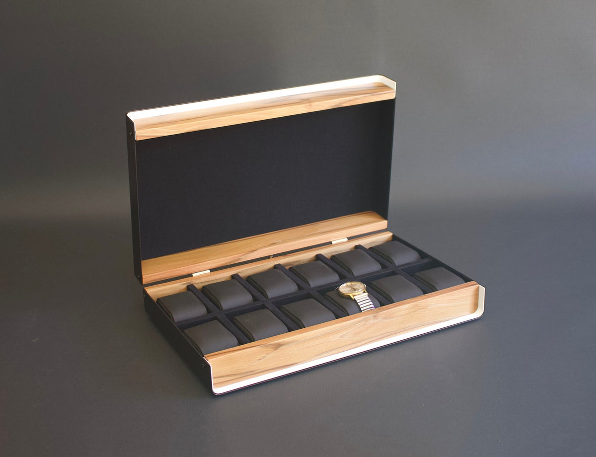 Watch Box 12, Innocente Watch Box, Wood Watch Storage Box, Modern Watch Case For 12 Watches, Watch Box Australia, Watch Box For Men