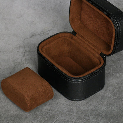 Leather Single Watch Case - Watch Roll for Men, Handmade Watch roll single, Bracelet Storage, Christmas Gift,Watch Travel Box Holder