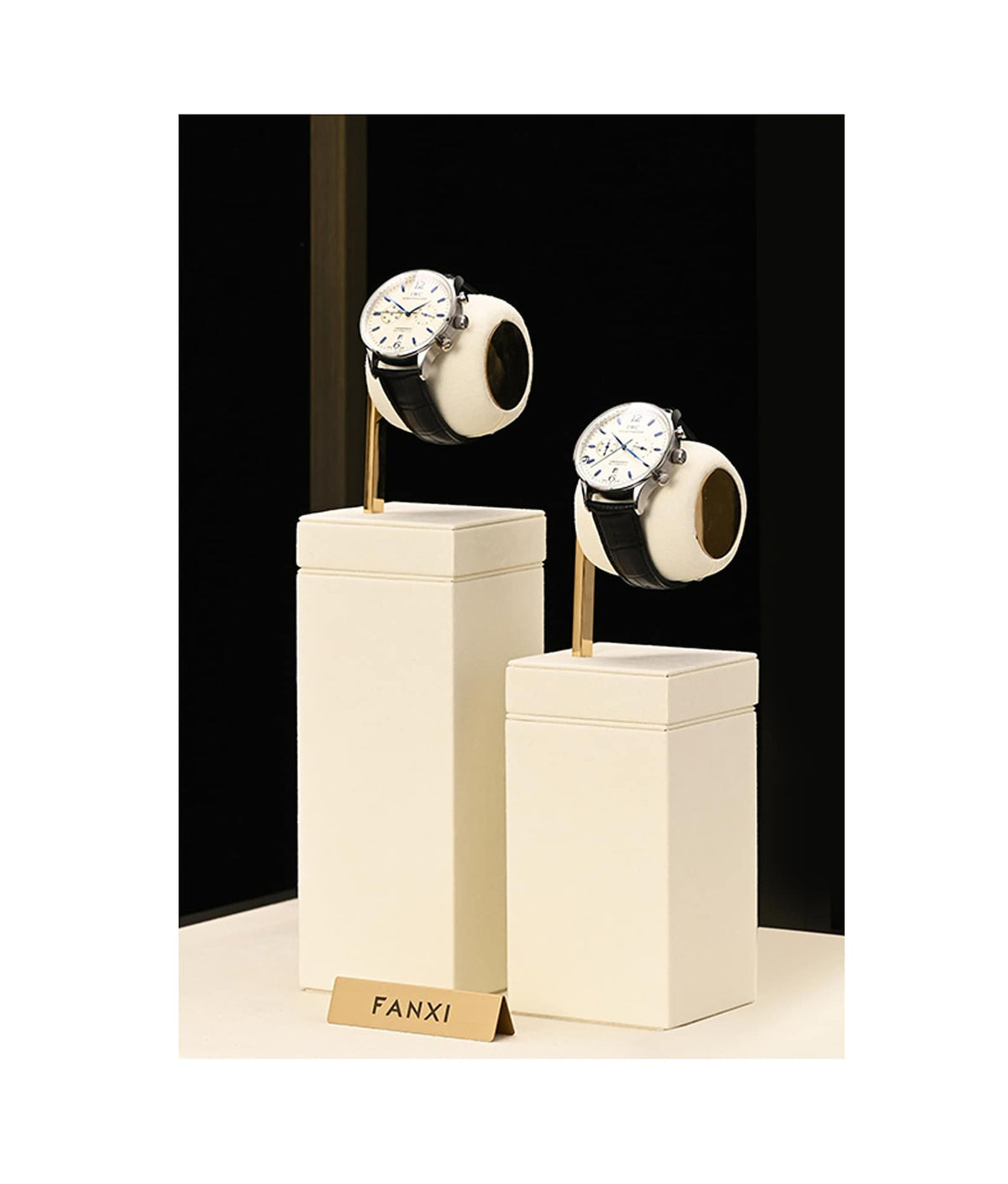Microfiber Watch Stand: Jewelry Shop Display, Mens Watch Storage