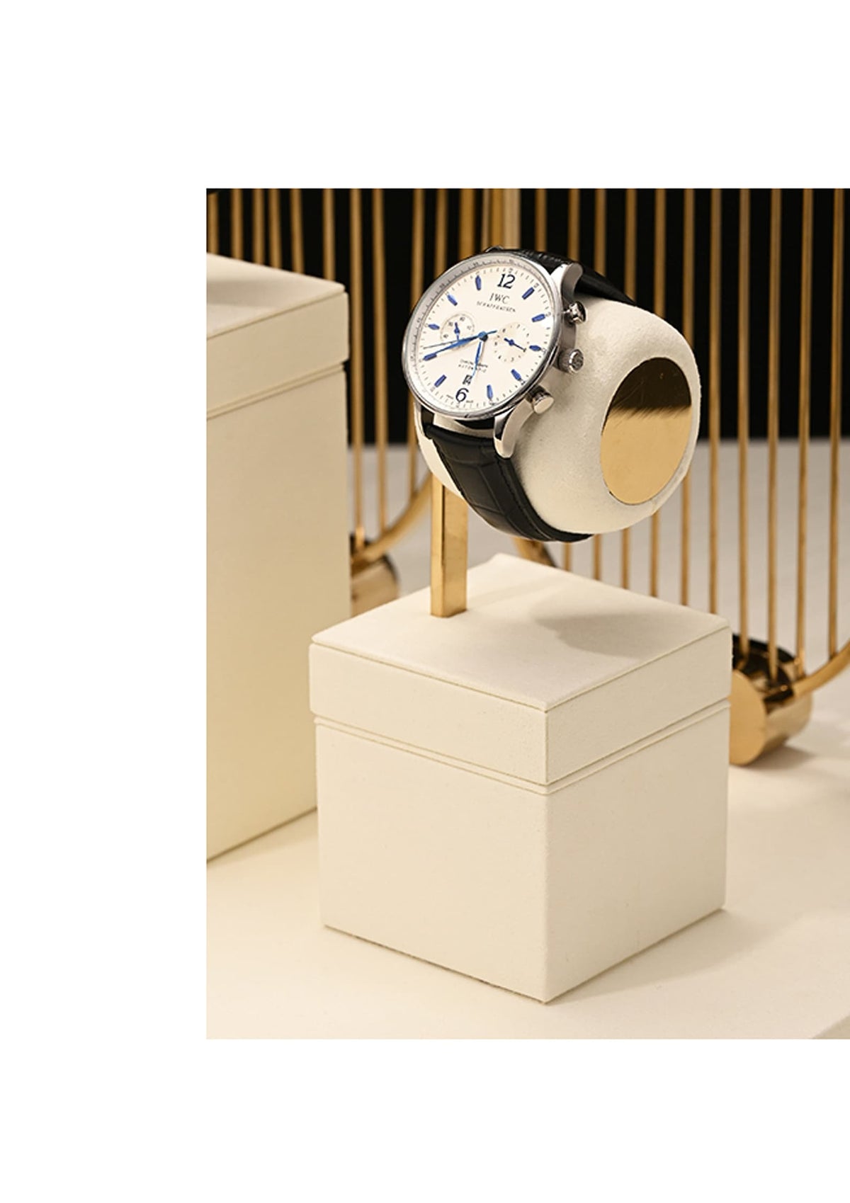Microfiber Watch Stand: Jewelry Shop Display, Mens Watch Storage