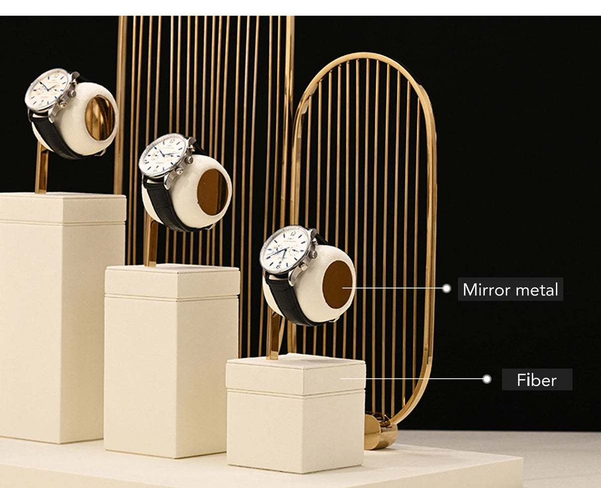 Microfiber Watch Stand: Jewelry Shop Display, Mens Watch Storage