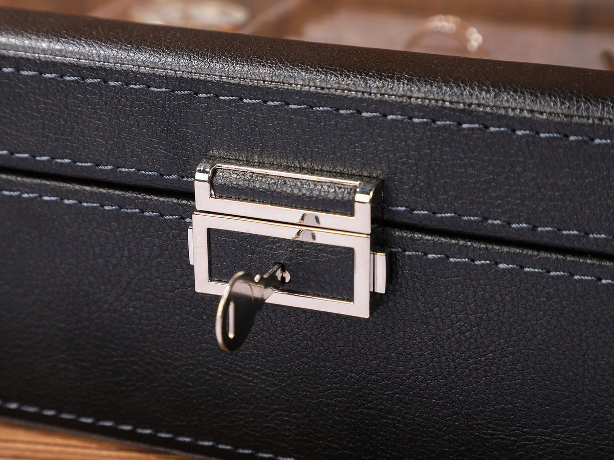 Personalized Watch Box for Men, Travel Watch Case, Luxury Leather Watch Case for 4 Watches, Gift for Him, Groomsman Gift, Wedding Gifts