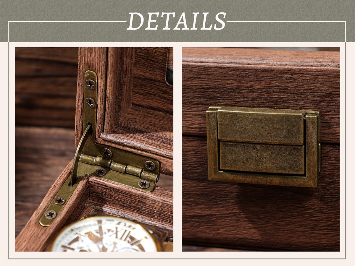 Personalized Groom's Gift, Personalised Leather Watch Box for Men, Watch Case, Watch Organizer, 12 Slot Watch Case, Father's Gift