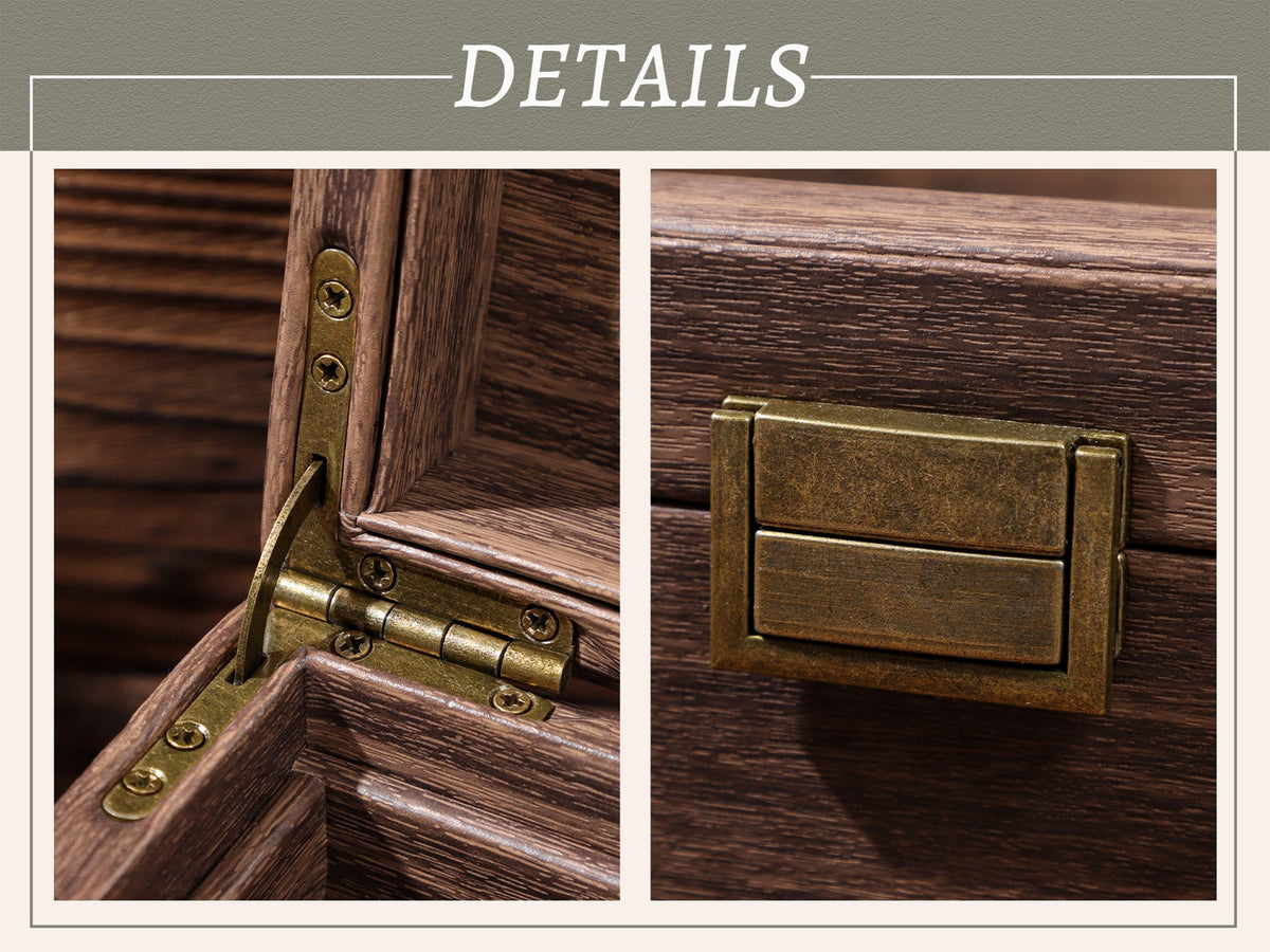 Watch Box with Sunglass Holder, Personalized Groom's Gift, Personalised Leather Watch Box for Men, Watch Case, Watch Organizer,Father's Gift