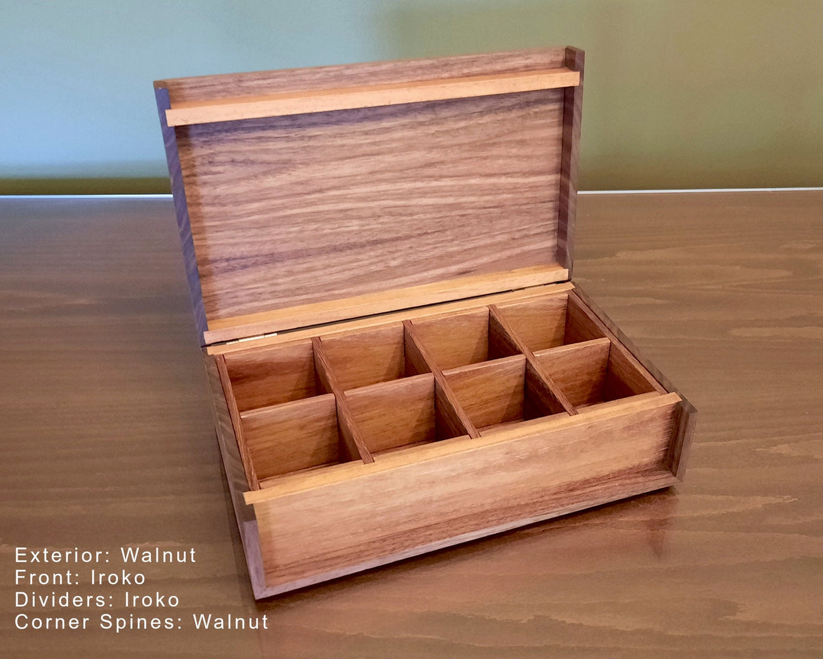 Handmade Wooden Watch Box - Personalized Pocket Watch Storage Case