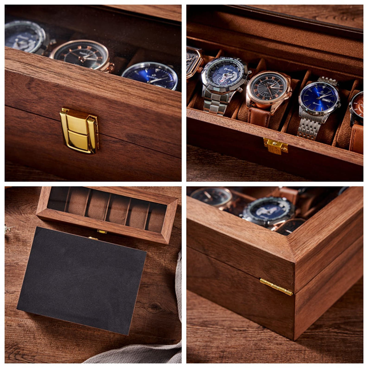 Custom Engraved Watch Box | Gift for Dad | Birthday Gift for Men | Personalized Watch Storage Case| Fathers Day Gift | Anniversary Gift