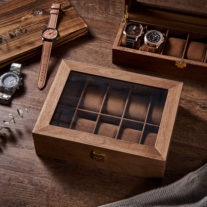 Christmas Gift Personalized Watch Box Engraved Wooden Watch Organizer Personalized Christmas Gift Custom Valentines Gift Groomsman Gift