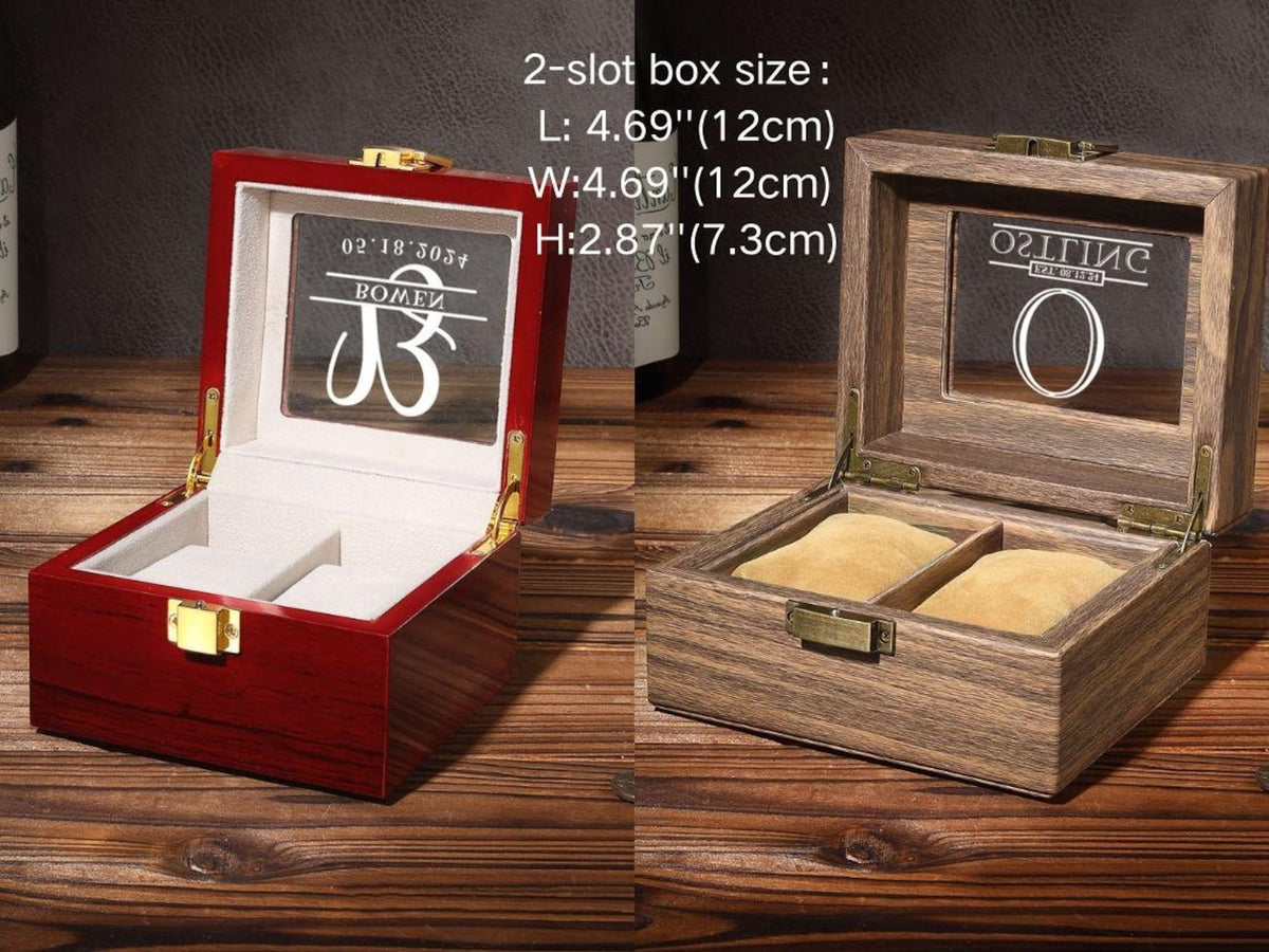 Personalized Wooden Watch Box for Men,Engraved Watch Box,Custom Watch Case,Watch Organizer,Anniversary Gift for Him,Groomsman Gift,Mens Gift