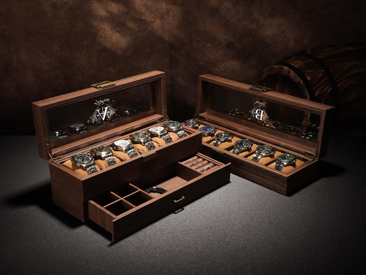 Personalized Watch Storage, Groomsmen Gifts, Engraved Watch Box for Men, Custom Christmas Gift, Watch Organizer, Watch Storage, Gift for Him