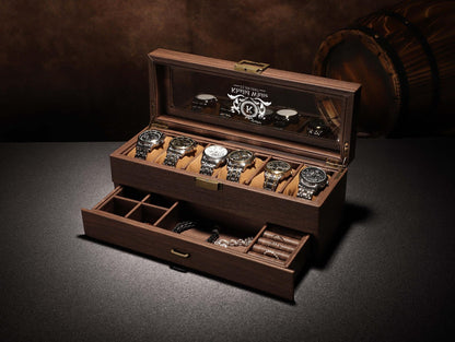 Personalized Watch Storage, Groomsmen Gifts, Engraved Watch Box for Men, Custom Christmas Gift, Watch Organizer, Watch Storage, Gift for Him