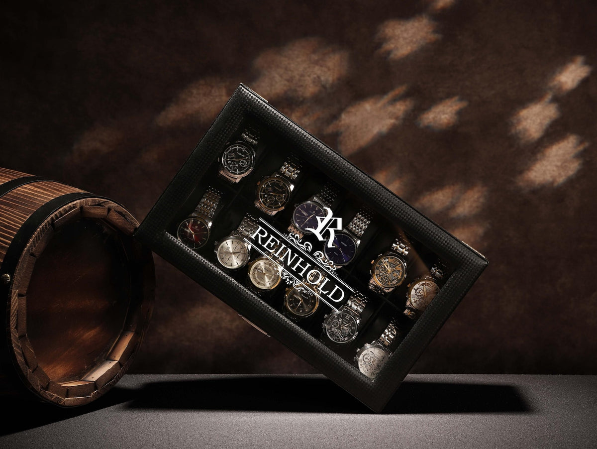 Personalized Watch Storage, Groomsmen Gifts, Engraved Watch Box for Men, Custom Christmas Gift, Watch Organizer, Watch Storage, Gift for Him