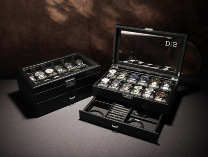 Personalized Watch Storage, Groomsmen Gifts, Engraved Watch Box for Men, Custom Christmas Gift, Watch Organizer, Watch Storage, Gift for Him