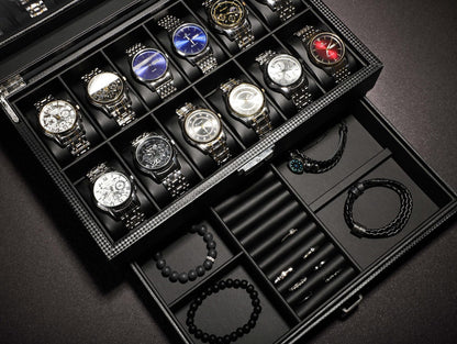 Personalized Watch Storage, Groomsmen Gifts, Engraved Watch Box for Men, Custom Christmas Gift, Watch Organizer, Watch Storage, Gift for Him