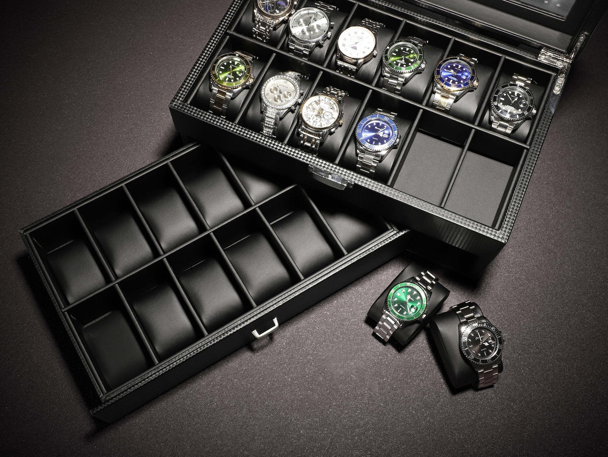 Personalized Watch Storage, Groomsmen Gifts, Engraved Watch Box for Men, Custom Christmas Gift, Watch Organizer, Watch Storage, Gift for Him