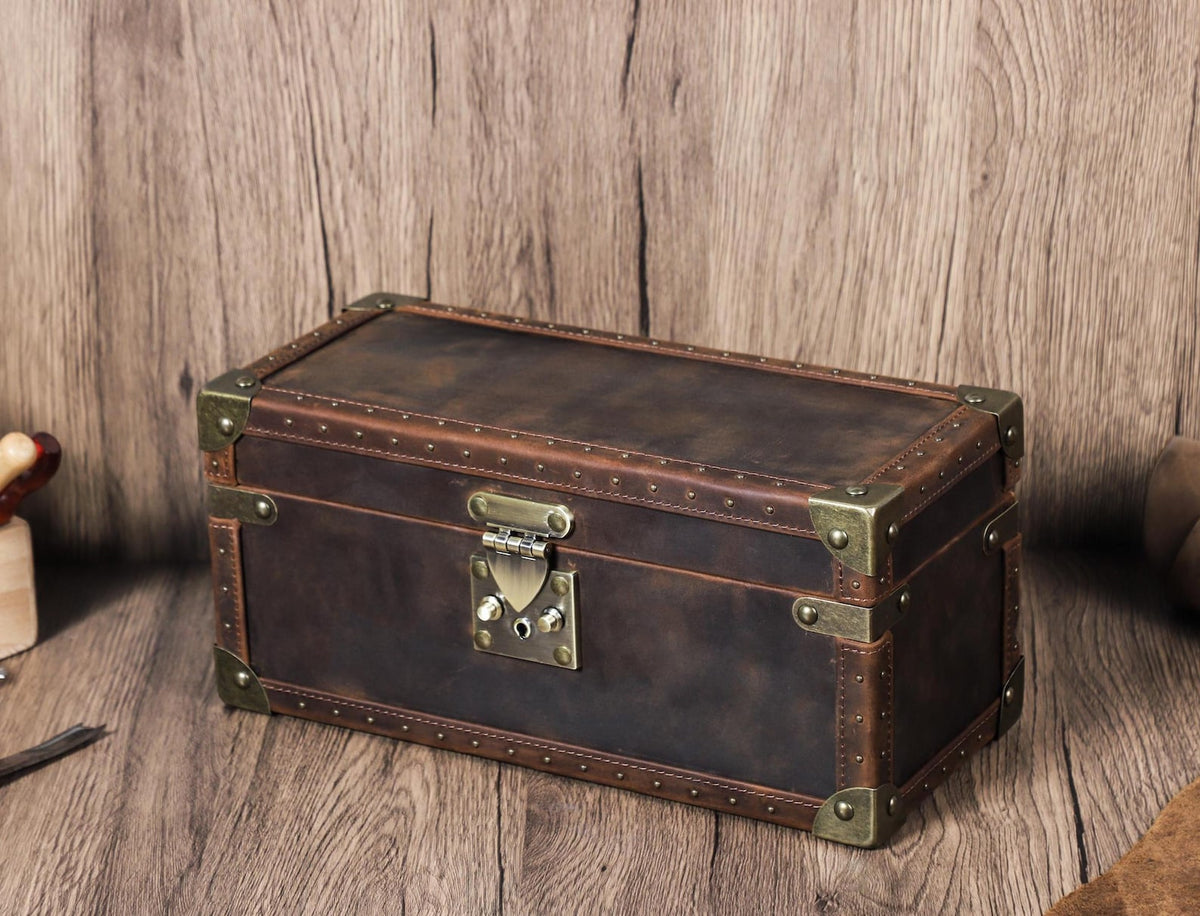 Luxury Leather Watch Organizer Box, Handmade Lock Watch Case, Travel Watch Organizer Holder, Watch Display Box, Groomsmen Gift