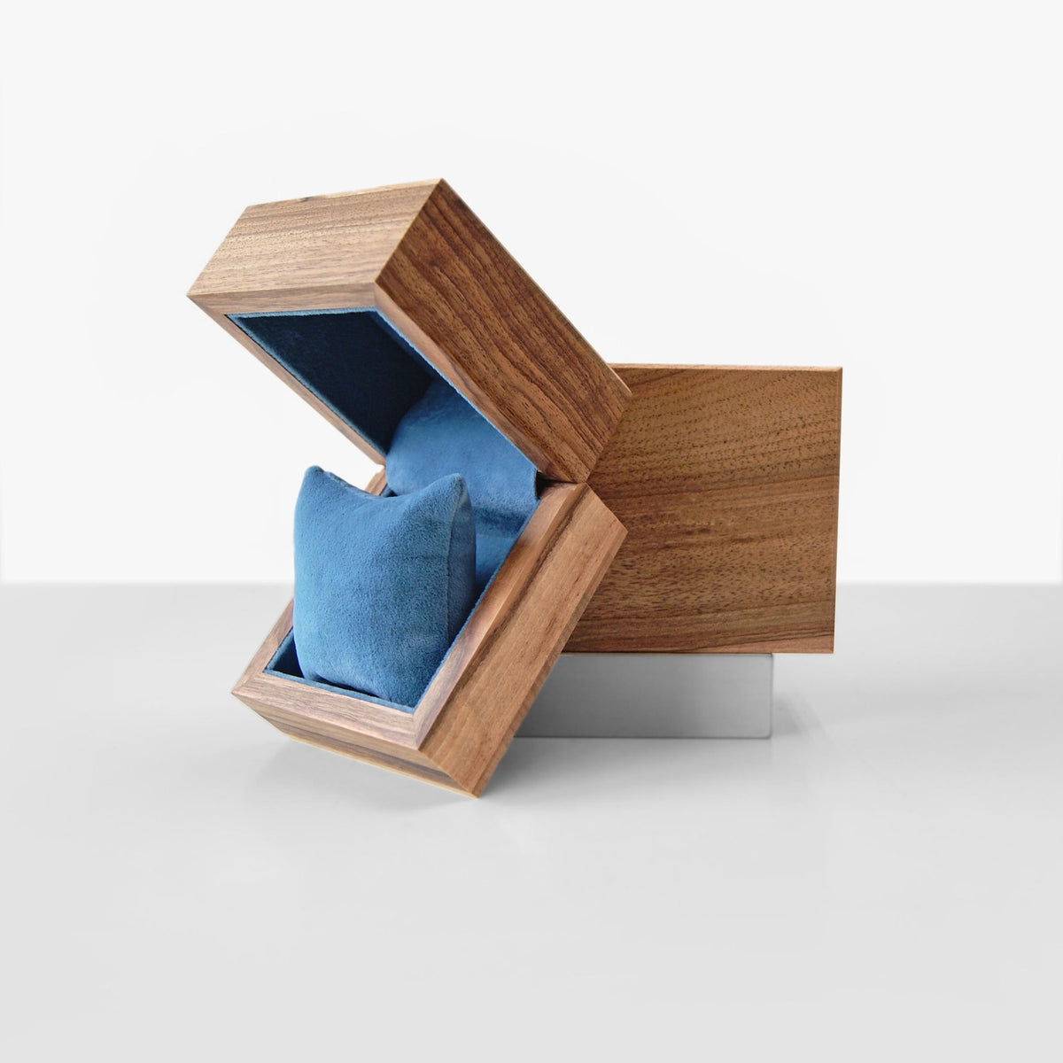 Watch Box with Velvet Pillow, Custom Engraved Jewelry Gift Box for Wife, Jewelry Box for Husband