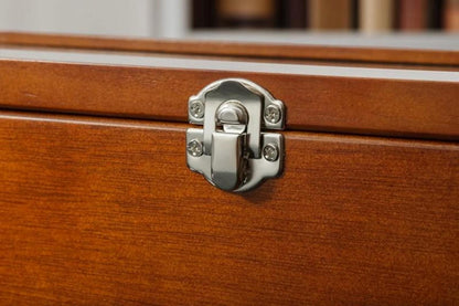 5-Slot Wood Watch Box: Luxury Display Case, Gift for Him/Her