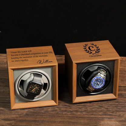 Handmade Watch Case For Single Watch,Wooden Watch Storage,Anniversary Gift For Men, Gift for Watch Lover,Father's day gift,Gift for step dad