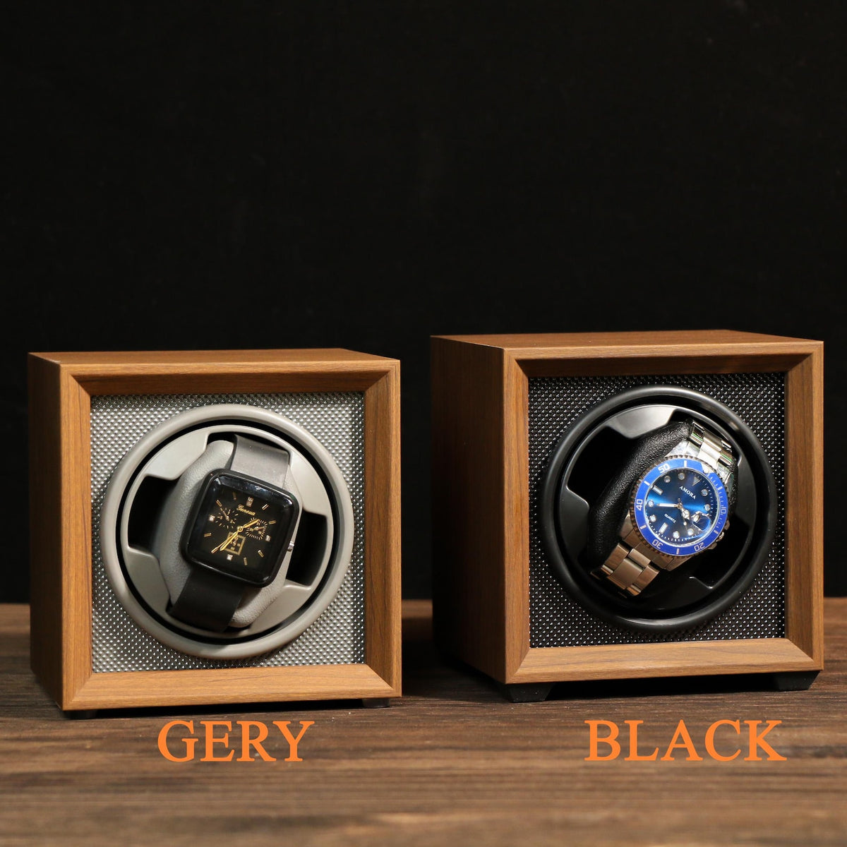 Handmade Wooden Watch Winder, Watch Storage, Quiet Automatic,Luxury Gift for Him,Gift for Watch Lover, Fathers Day Gift, Couple Gift for Him