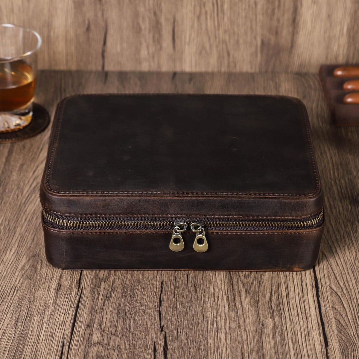 Leather Watch Storage Box 8/10/12 Slots, Leather Watch Case, Watch Display Box, Large Capacity Watch Organizer, Men Gift