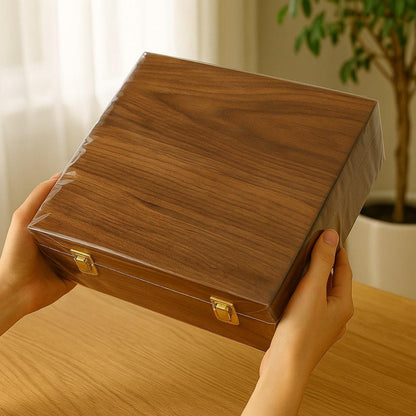 Watch Box for Men Personalized 15 Slot Wooden Watch Organizer Engraved Gift for Husband Dad Son Christmas Anniversary Graduation Present