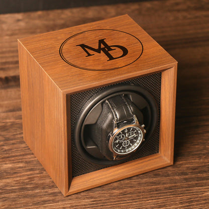 Personalized Watch Winder | Watch Box Gift for Watch Lover | Watch Holder Watch Storage Gift | Christmas Gift | Engraving Gift for Him