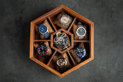 Free Personalized Luxury Watch Box for Men, Best Gift for Dad, Mens Watch Display Case 5th Year Anniversary Birthday Gift, Jewelry Organizer