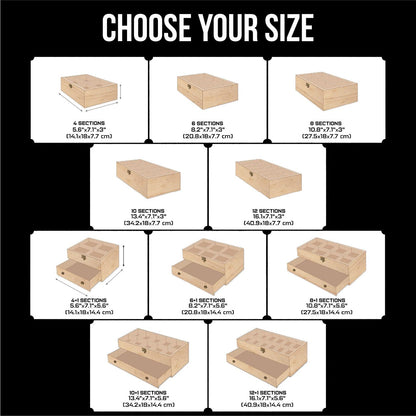 Wooden watch box display, Custom watch storage box, Wooden watch case w drawer, Watch holder box, Watch case organizer, Engraved watch case