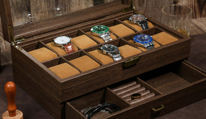 Custom Engraved Watch Box, Personalized Watch Case, Men watch box, Gifts for husband, Birthday / Anniversary Gifts for Men
